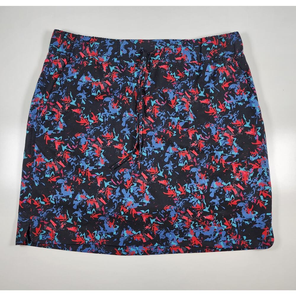 J.Jill Athleisure Activewear Skort Floral Stretch Golf Tennis Skirt S
